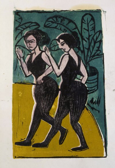 English Tap Dancers by Ernst Ludwig Kirchner